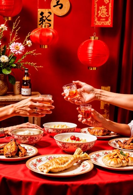 Embracing Vibrant Red for Chinese New Year Celebrations
