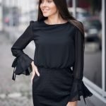 Sporting a Unique Black Dress at the London 2012 Olympic Games!